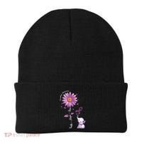 Faith Hope Love Sunflower Elephant Overdose Awareness Beanie thumb 0