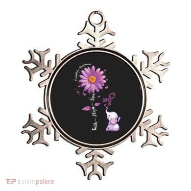 Faith Hope Love Sunflower Elephant Overdose Awareness Ornament