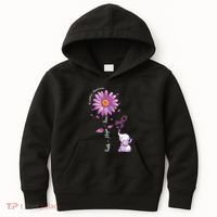 Faith Hope Love Sunflower Elephant Overdose Awareness Kids Hoodie thumb 0
