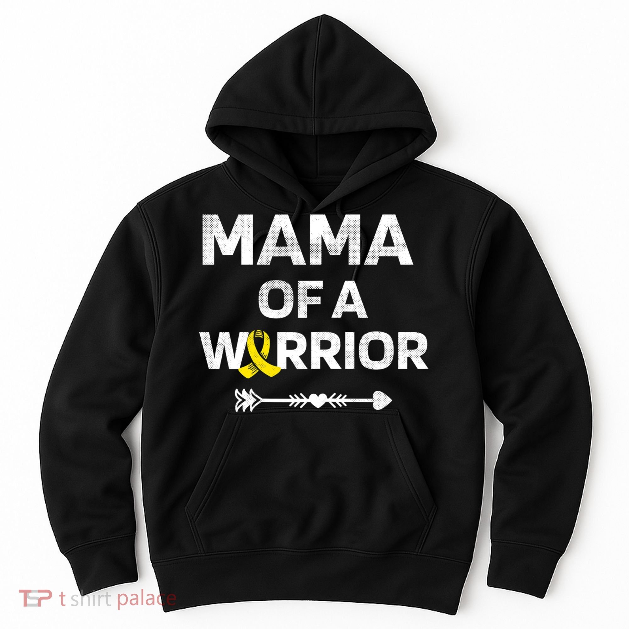 Faith Hope Love Childhood Cancer Awareness Hoodie