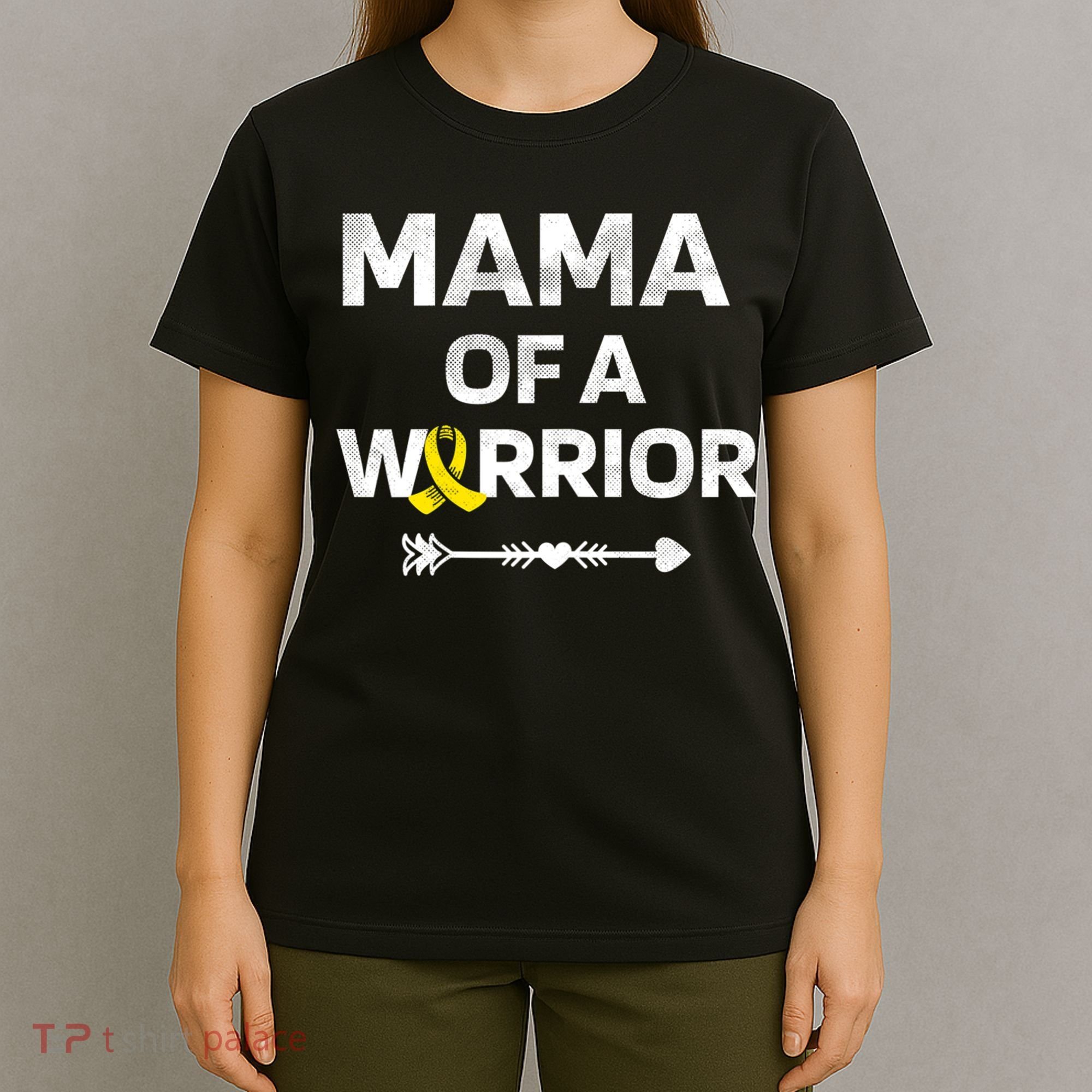 Faith Hope Love Childhood Cancer Awareness T-Shirt