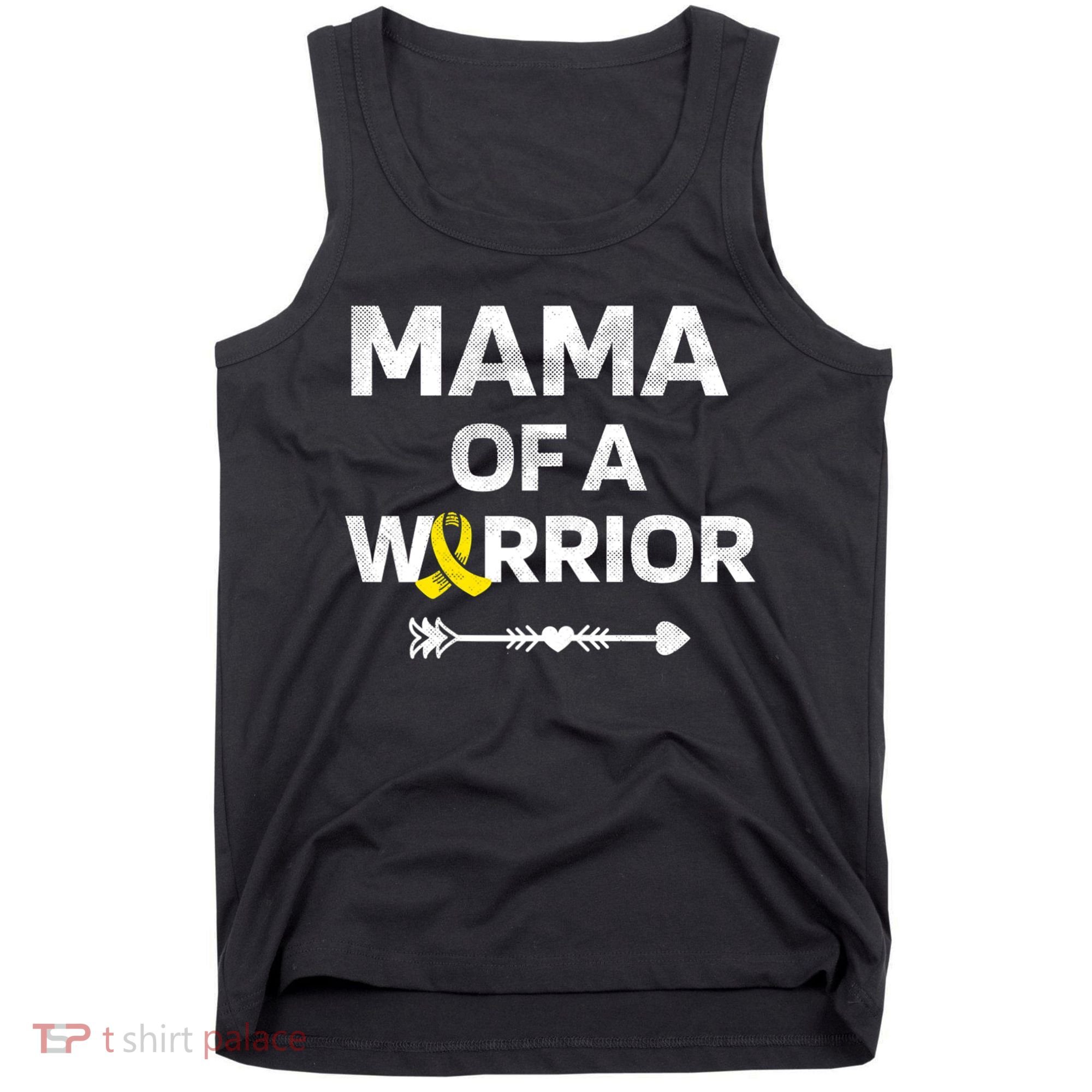 Faith Hope Love Childhood Cancer Awareness Tank Top