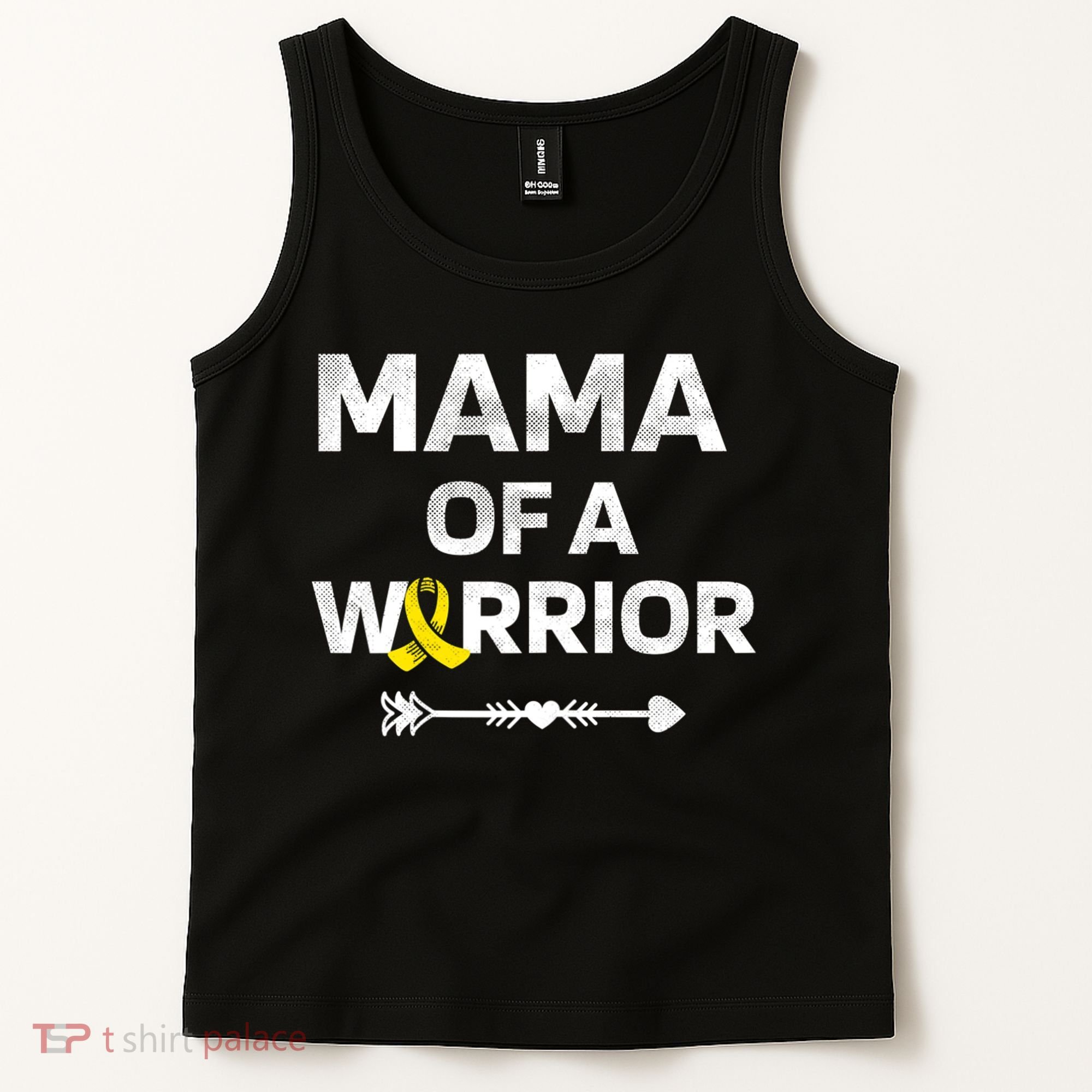 Faith Hope Love Childhood Cancer Awareness Tank Top