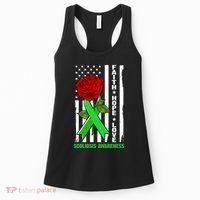 Faith Hope Love Scoliosis Awareness USA Rose Flag Women's Tank Top thumb 0