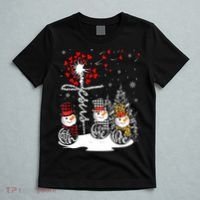 Faith Hope Love Snowman Jesus Dandelion Christian Christmas TShirt T-Shirt thumb 5