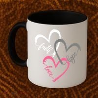 Faith Hope Love Hearts Tee Coffee Mug thumb 2