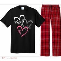 Faith Hope Love Hearts Tee Pajama Set thumb 0