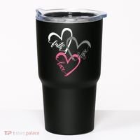 Faith Hope Love Hearts Tee Tumbler thumb 0