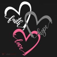Faith Hope Love Hearts Tee Baby Bodysuit thumb 2