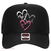 Faith Hope Love Hearts Tee Hat thumb 0