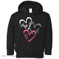 Faith Hope Love Hearts Tee Toddler Hoodie thumb 0