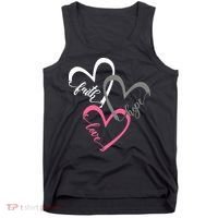 Faith Hope Love Hearts Tee Tank Top thumb 0
