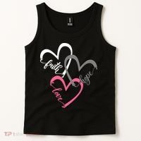 Faith Hope Love Hearts Tee Tank Top thumb 2