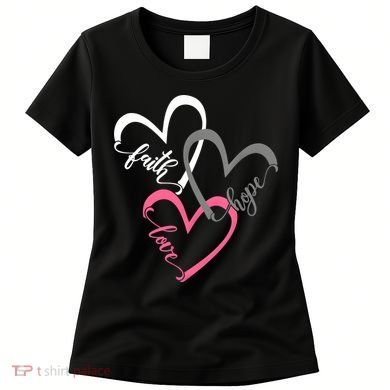 Faith Hope Love Hearts Tee Women's T-Shirt