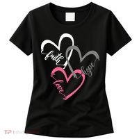 Faith Hope Love Hearts Tee Women's T-Shirt thumb 0