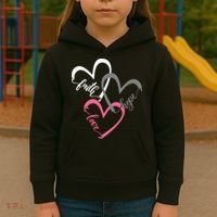 Faith Hope Love Hearts Tee Kids Hoodie thumb 3