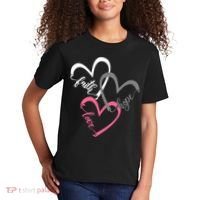 Faith Hope Love Hearts Tee Kids T-Shirt thumb 2