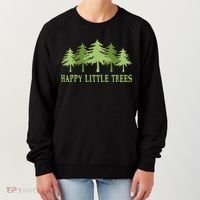 Funny Happy Little Trees Gifts Bob Style Camping Women's Sweatshirt thumb 0