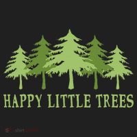 Funny Happy Little Trees Gifts Bob Style Camping Women's Sweatshirt thumb 2