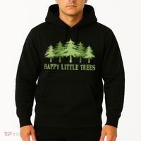 Funny Happy Little Trees Gifts Bob Style Camping Hoodie thumb 2