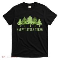 Funny Happy Little Trees Gifts Bob Style Camping T-Shirt thumb 0