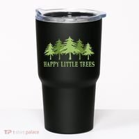 Funny Happy Little Trees Gifts Bob Style Camping Tumbler thumb 0