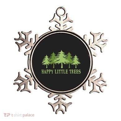 Funny Happy Little Trees Gifts Bob Style Camping Ornament