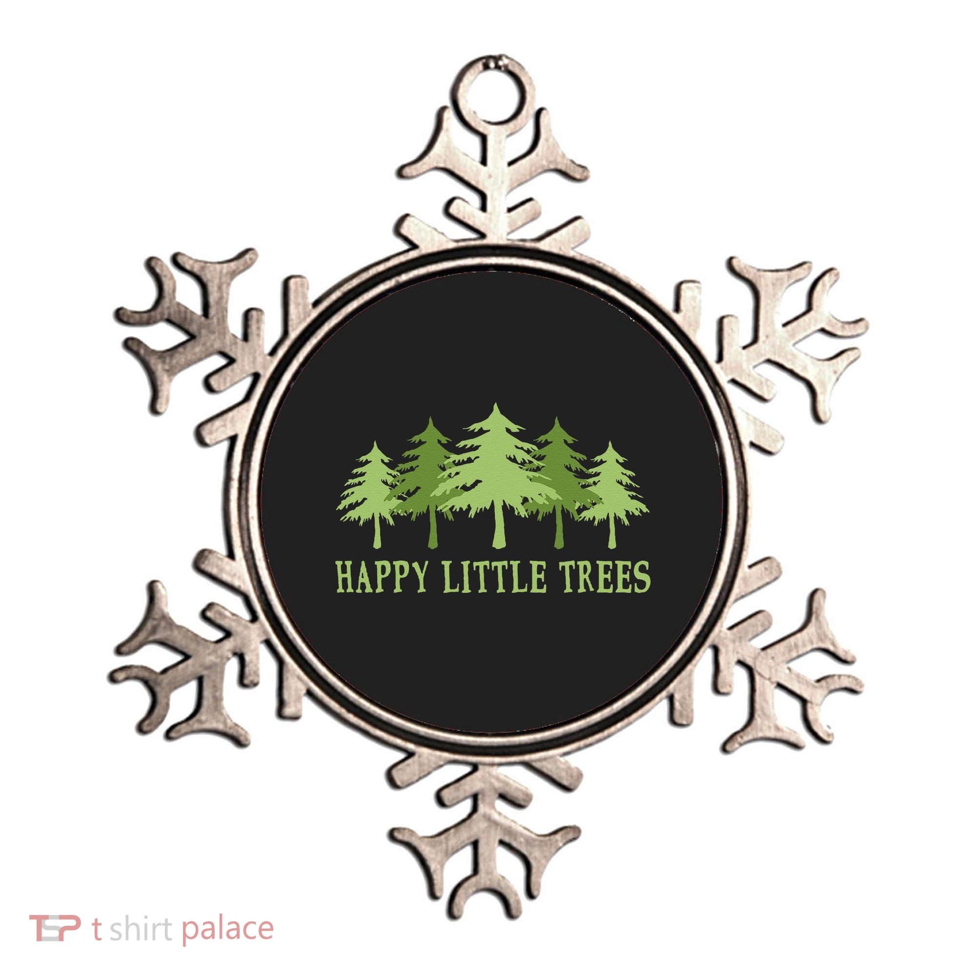 Funny Happy Little Trees Gifts Bob Style Camping Ornament