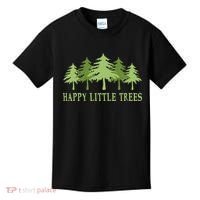 Funny Happy Little Trees Gifts Bob Style Camping Kids T-Shirt thumb 0