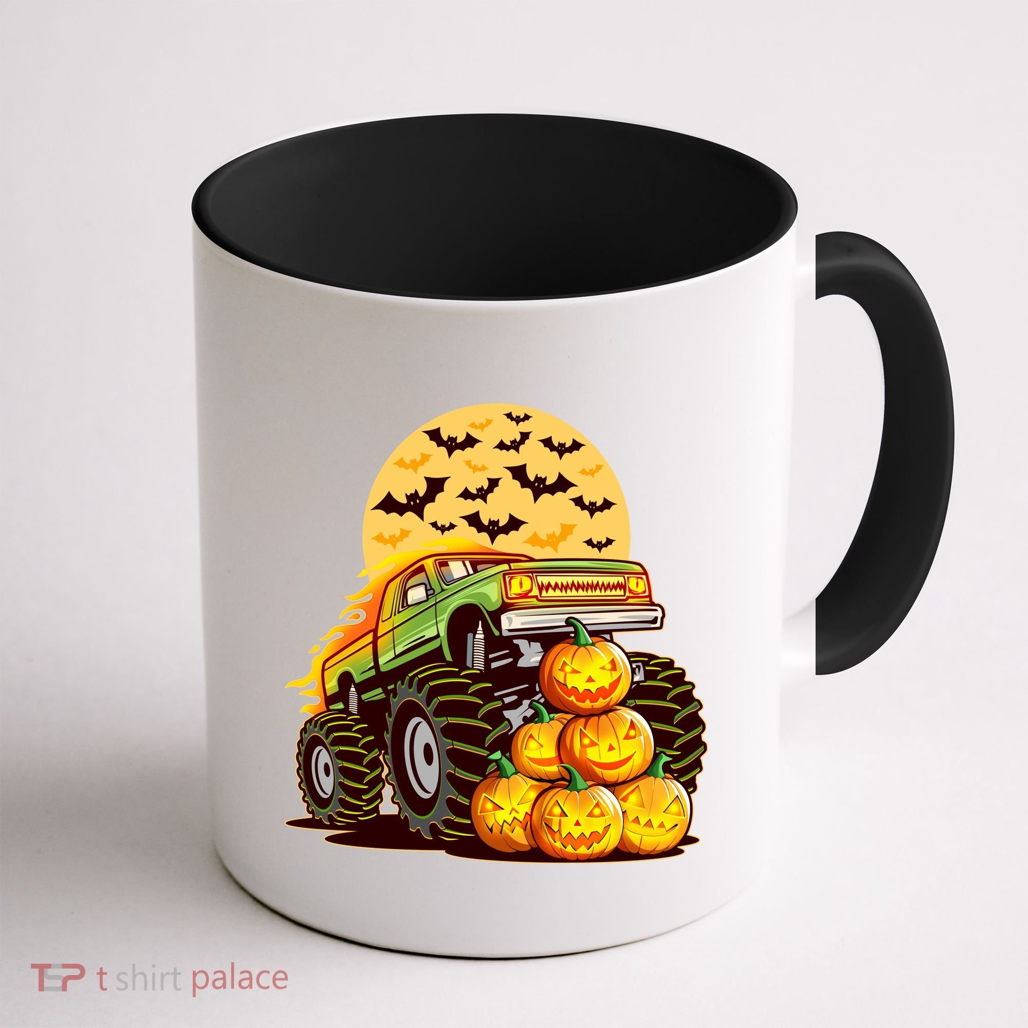 Funny Halloween Monster Truck Coffee Mug