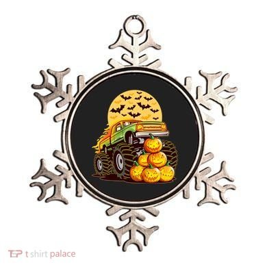 Funny Halloween Monster Truck Ornament