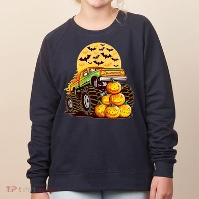 Funny Halloween Monster Truck Women's Sweatshirt