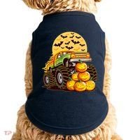 Funny Halloween Monster Truck Doggie Tank thumb 0