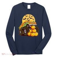 Funny Halloween Monster Truck Long Sleeve Shirt thumb 0