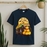Funny Halloween Monster Truck T-Shirt thumb 2