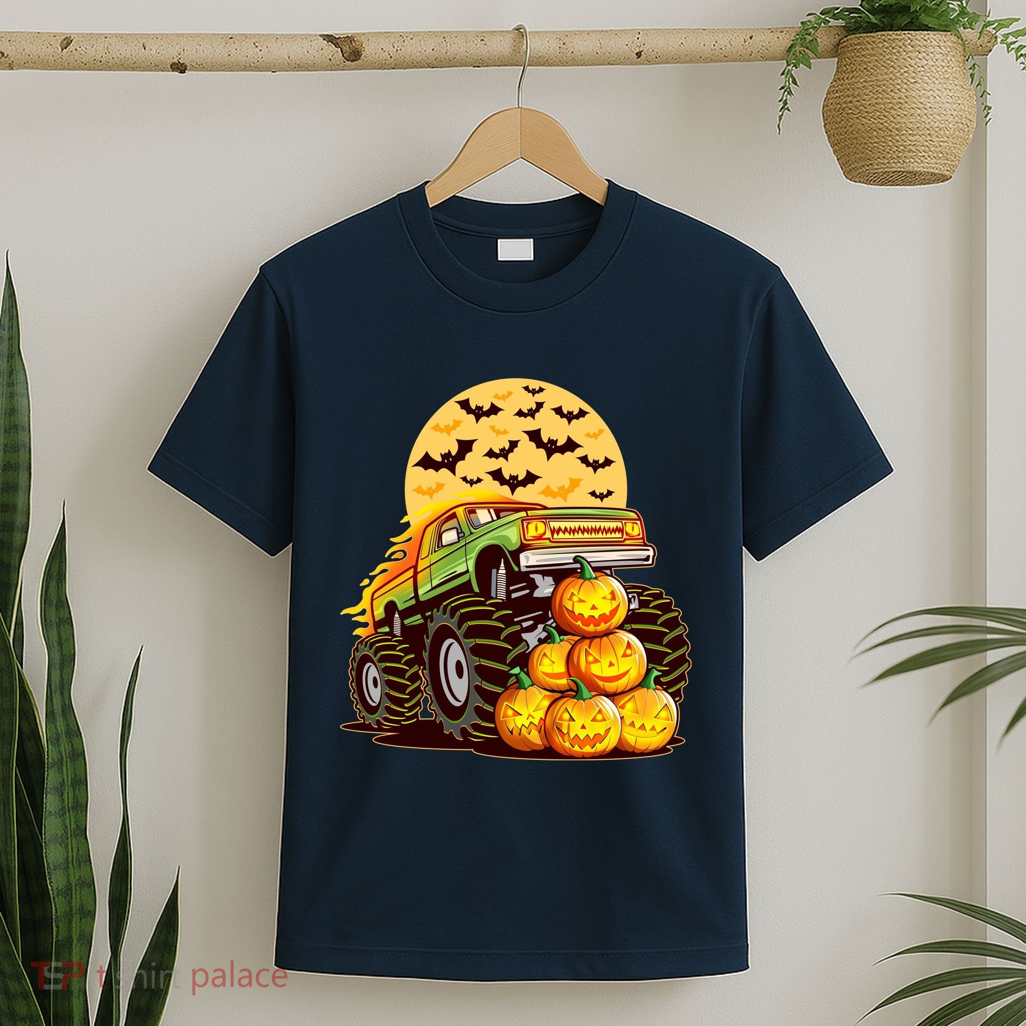 Funny Halloween Monster Truck T-Shirt