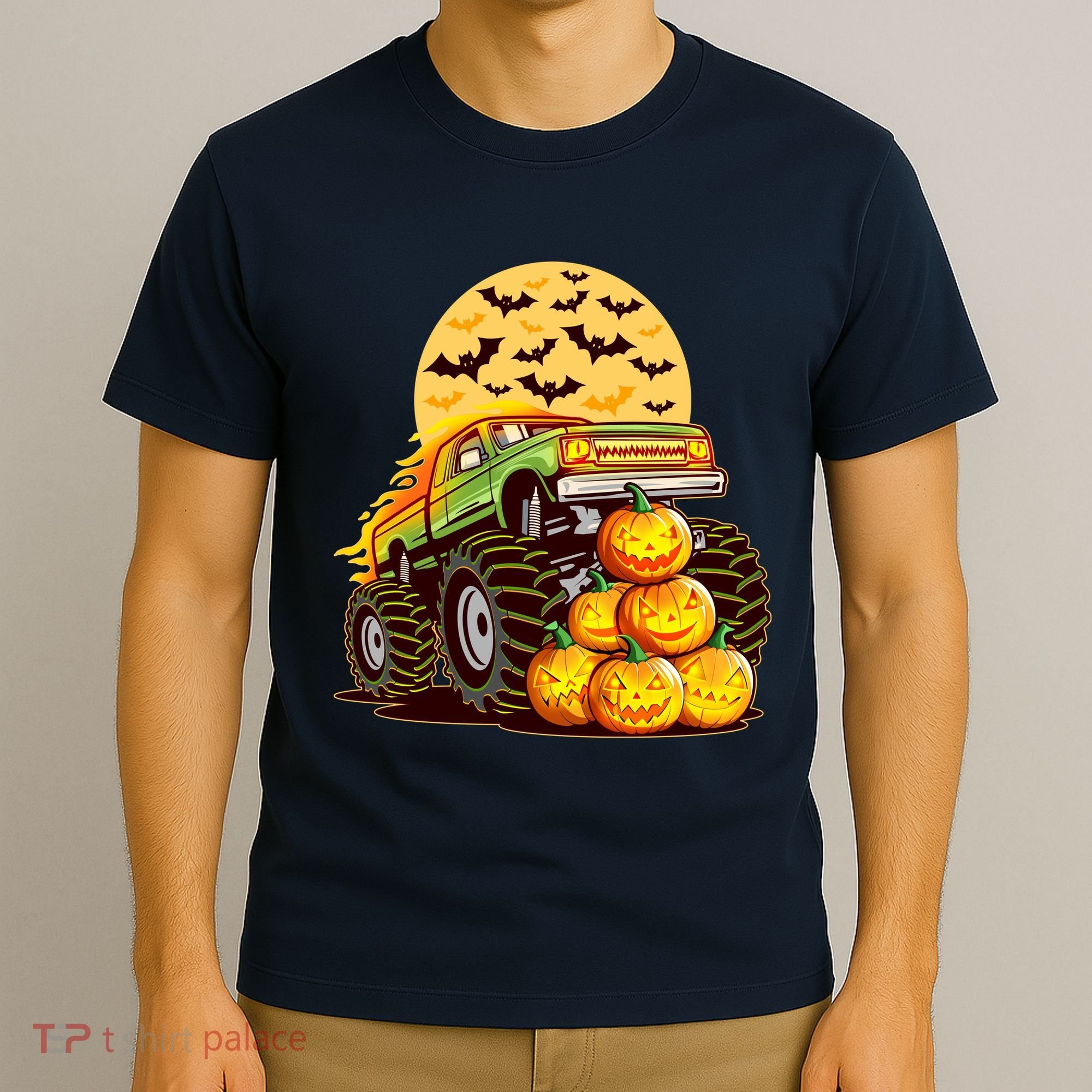 Funny Halloween Monster Truck T-Shirt