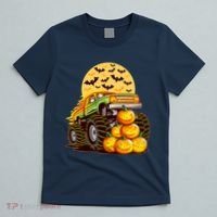 Funny Halloween Monster Truck T-Shirt thumb 5