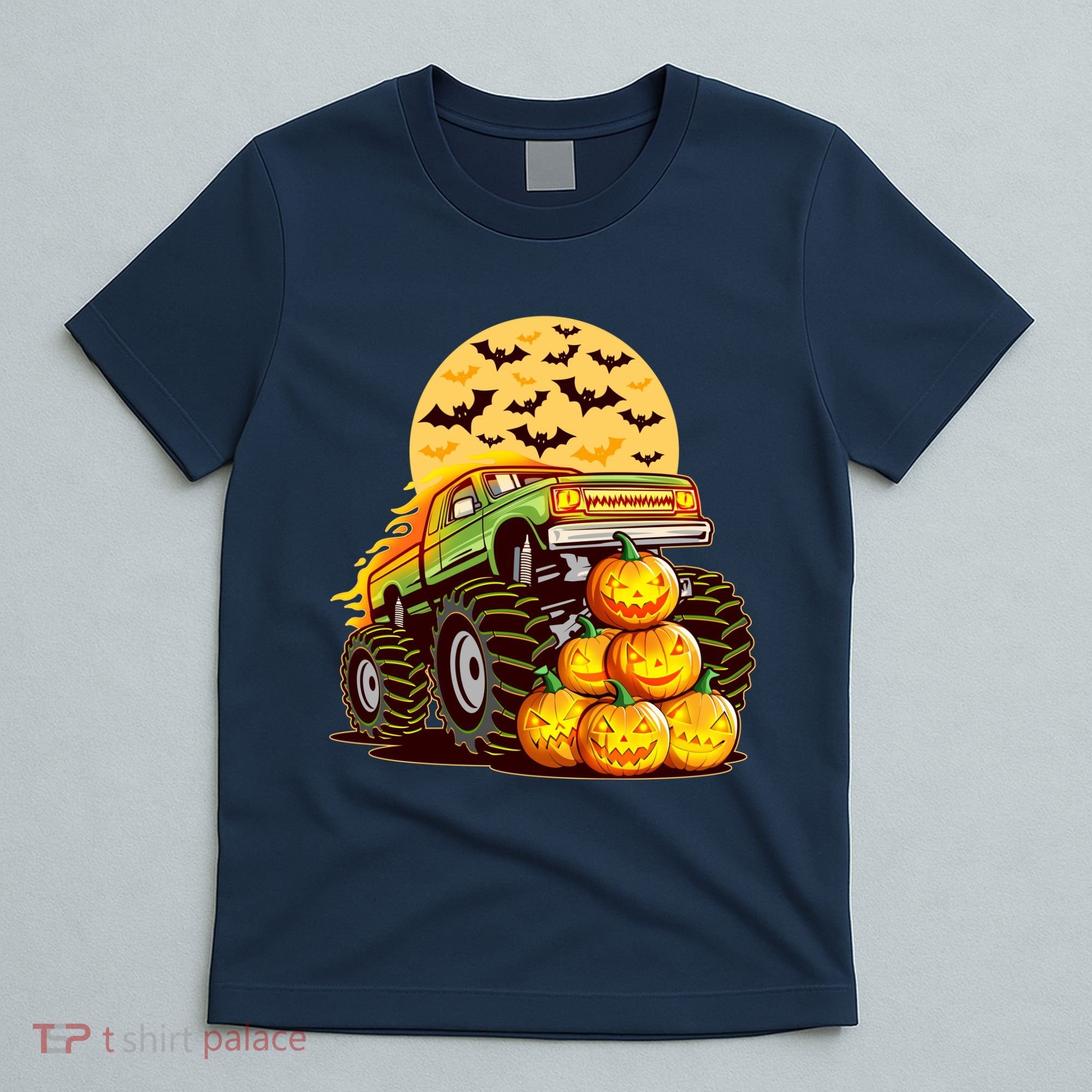 Funny Halloween Monster Truck T-Shirt