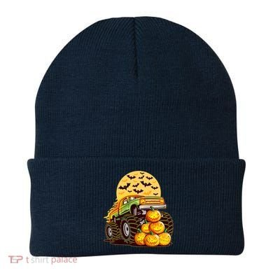 Funny Halloween Monster Truck Beanie