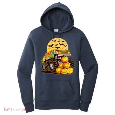 Funny Halloween Monster Truck Women's Hoodie