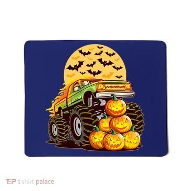 Funny Halloween Monster Truck Mousepad
