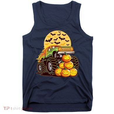 Funny Halloween Monster Truck Tank Top