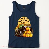 Funny Halloween Monster Truck Tank Top thumb 2
