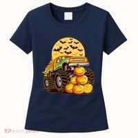 Funny Halloween Monster Truck Women's T-Shirt thumb 0