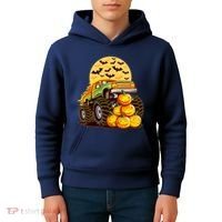 Funny Halloween Monster Truck Kids Hoodie thumb 4