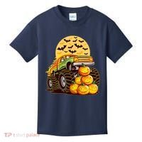 Funny Halloween Monster Truck Kids T-Shirt thumb 0