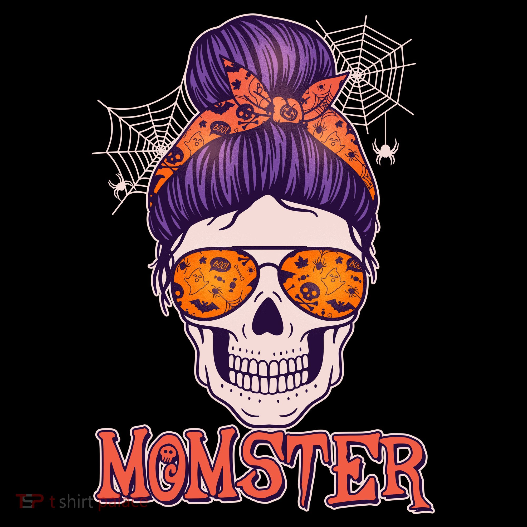 Funny Halloween Momster Monster Skull Doggie Tank