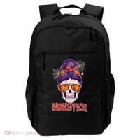 Funny Halloween Momster Monster Skull Backpack thumb 0
