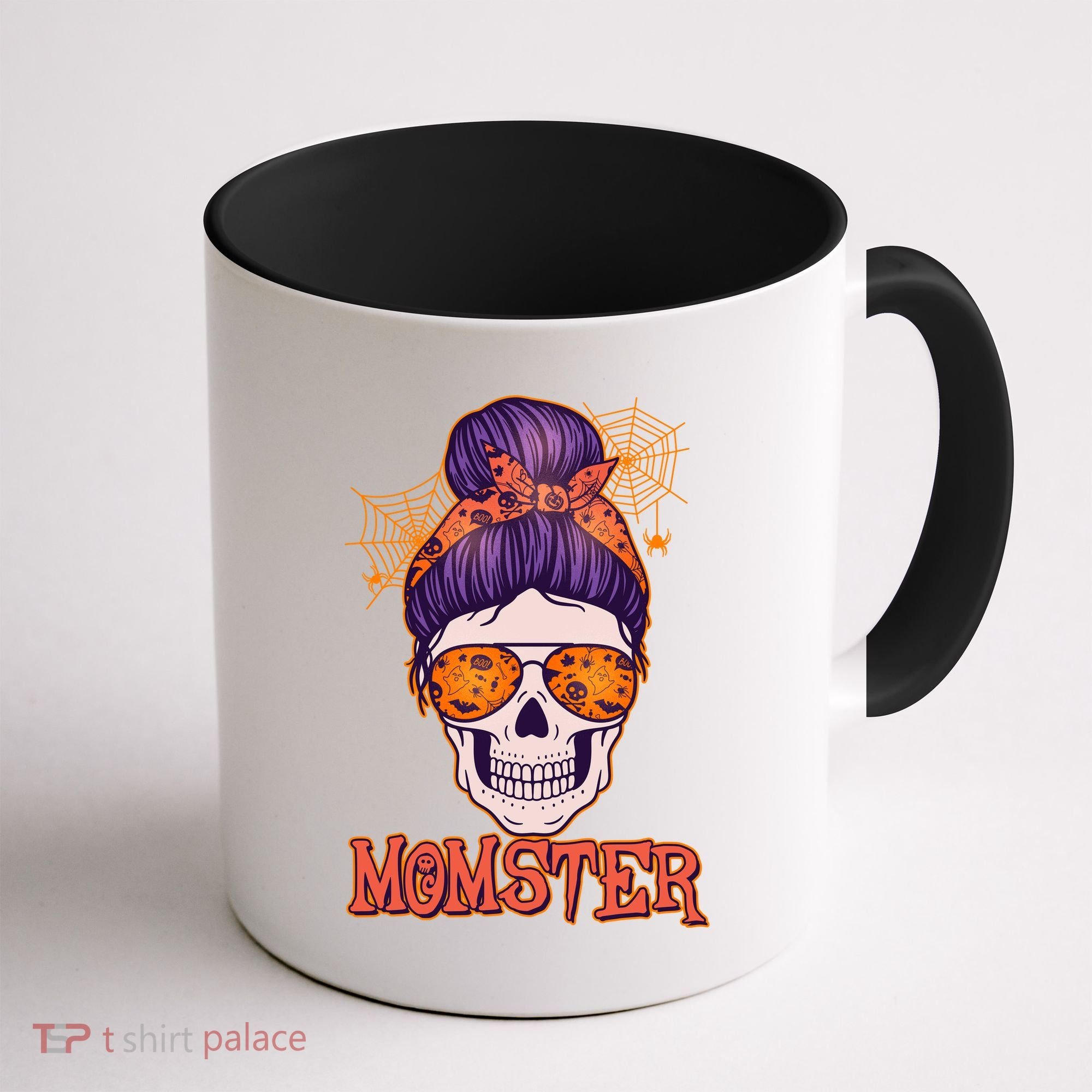 Funny Halloween Momster Monster Skull Coffee Mug